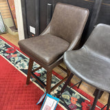 ARHAUS COUNTER SWIVEL CHAIRS PAIR NEW