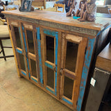 RUSTIC PAINTED CABINET