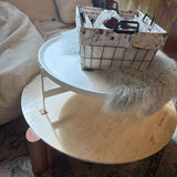 MODERN WHITE COFFEE TABLE