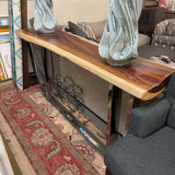 LIVE EDGE SOFA TABLE