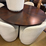 ETHAN ALLEN DINING TABLE W LV