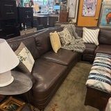 LEATHER SECTIONAL
