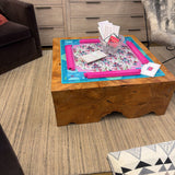NATURAL WOOD COFFEE TABLE