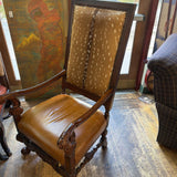HIDE LEATHER ARMCHAIR