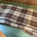 RUG PLAID BROWN 11.7X17.7