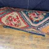 RUG RED PINK BLUE 8X10