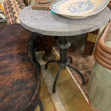 STONE TOP END TABLE