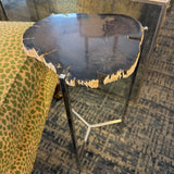 PETRIFIED WOOD MARTINI TABLE