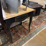 PINE END TABLE BLACK BASE