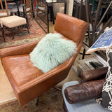 LEATHER SWIVEL CHAIR