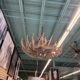 FAUX ANTLER CHANDELIER
