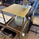 C&B GOLD ENDTABLE