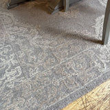 POTTERY BARN GRAY KENLEY RUG 5X8