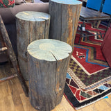 LOG STUMP END TABLE 18"