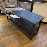 IRON WOOD SOFA TABLE