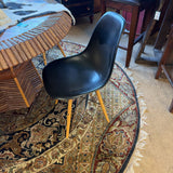 DINING CHAIRS BLACK SET 4