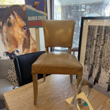 RH LEATHER CHAIRS SET 5