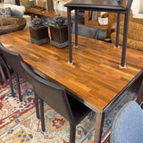 WOOD DINING TABLE