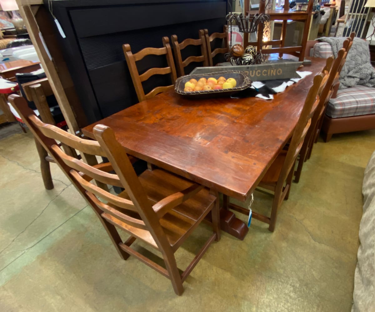 mesquite dining room table